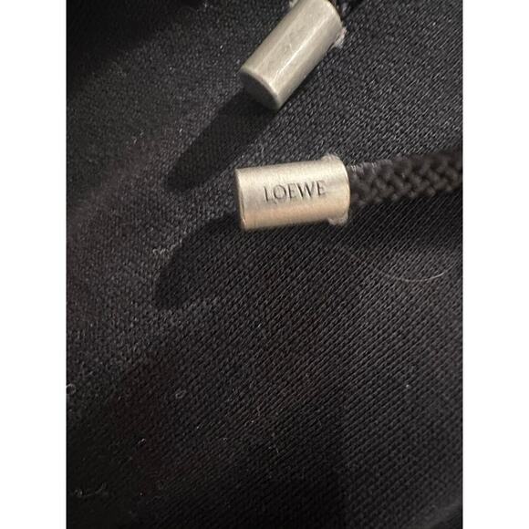 Loewe -  Cropped Hoodie, Black- Size XS - Picture 7 of 8